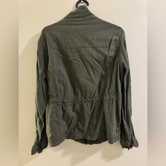 ☘️ Olive Green Utility Jacket - Picture 3 of 4